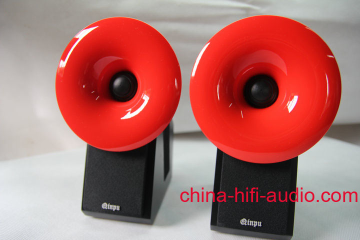 QINPU S-2 hifi speakers loudspeakers pair 2011 latest Red