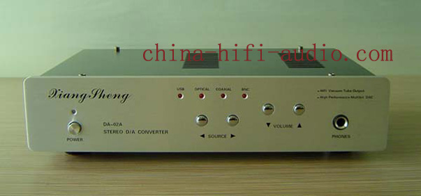 XiangSheng DAC-02A DAC Headphone Amplifier USB BNC fiber Silver