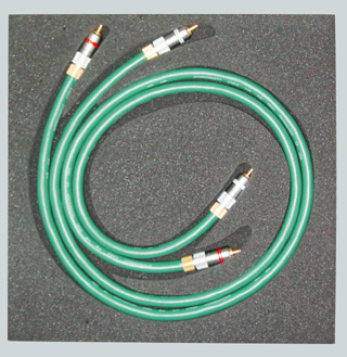 BADA High fidelity audio hifi RCA cord cables pair 5 star OCC 1m