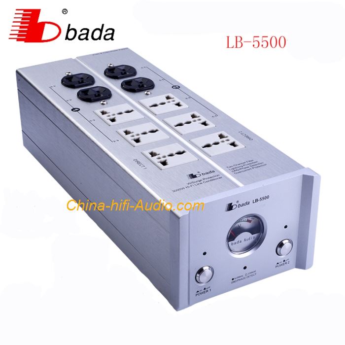 BADA LB-5500 high Power filter/purifier HiFi audio universal power socket EMI - Click Image to Close