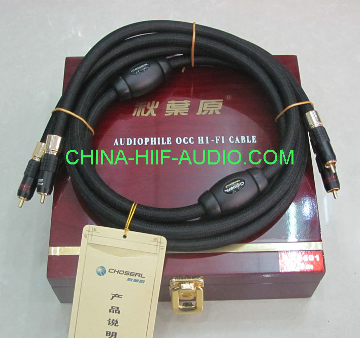 Choseal AA-5401 audio RCA plug Interconnects Cable 1.5m pair Choseal AA-5401 audio RCA plug Interconnects Cable 1.5m pair