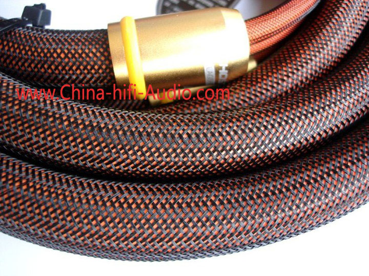 HiFi-Cable de altavoz Hiend Choseal LB-5108 6N OCC, conector de altavoz HIFI  chapado en