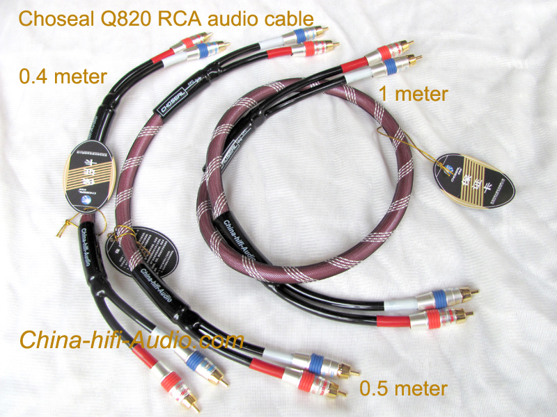 Choseal Q820 RCA audio cable Audiophile stereo interconnect hifi - Click Image to Close