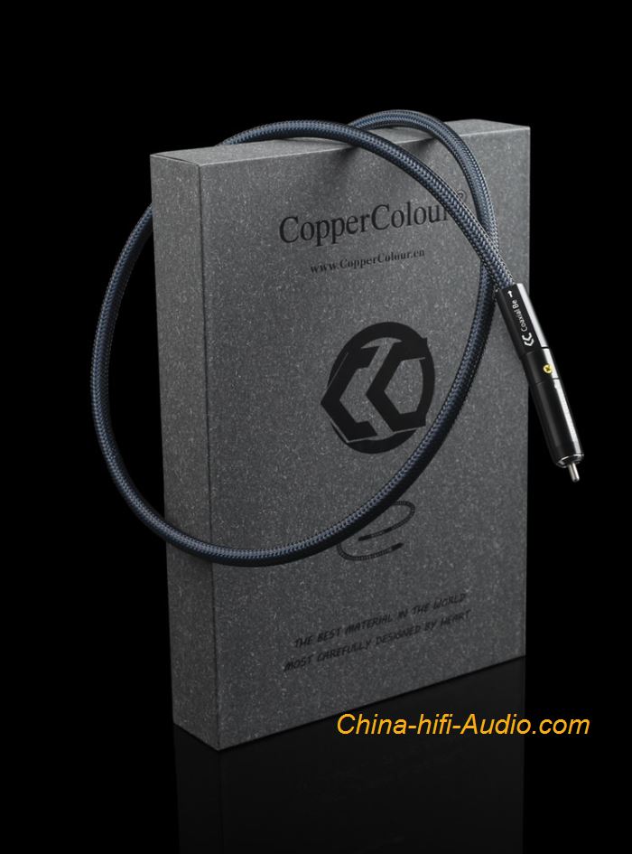 Copper Colour CC COAX-BE Coaxial cable Hifi audio Beryllium alloy cord - Click Image to Close