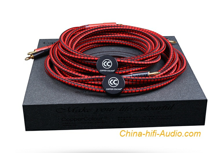 Copper Colour CC PENNY V HiFi audio speaker cable audiophile loudspeaker cord - Click Image to Close