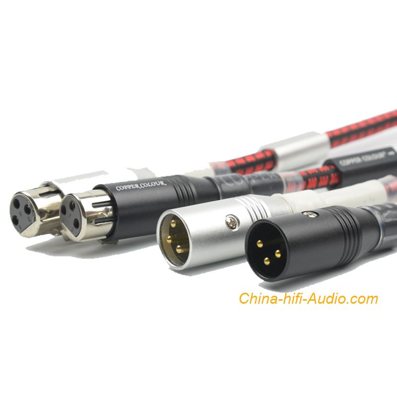 Copper Colour CC Penny V 5N OCC Hi-Fi Audio cable XLR balanced cord pair