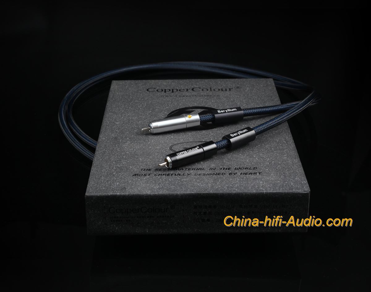 CopperColour CC Copper Memento-BE RCA HiFi Audio cable Beryllium alloy cord