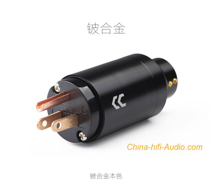 CopperColour CC US Power plugs Hi-Fi beryllium alloy pin IEC connectors DIY Kit - Click Image to Close