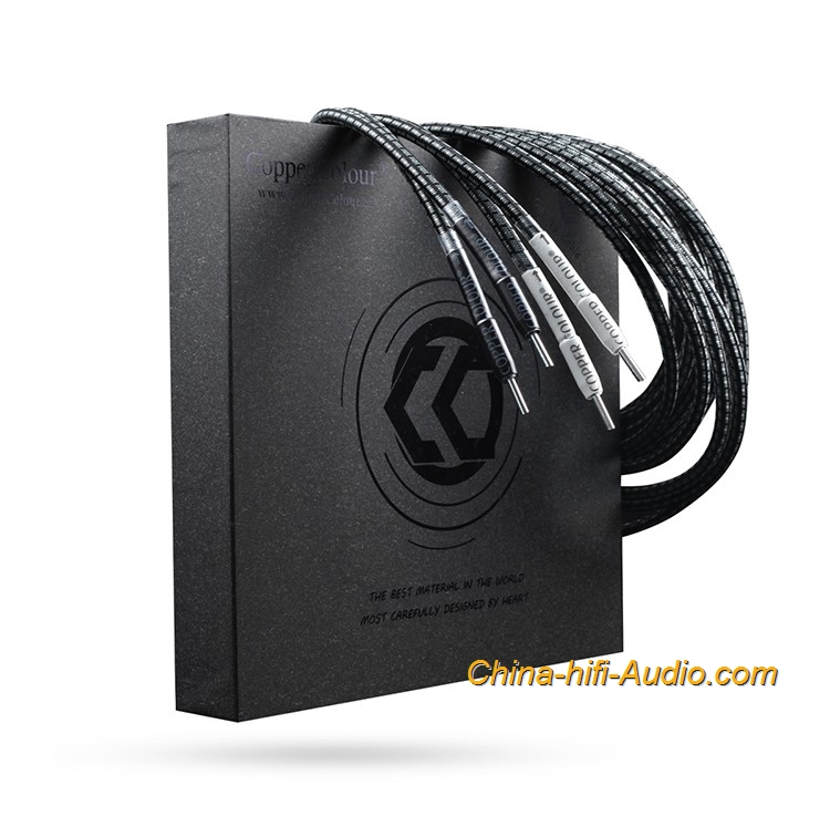 CopperColour CC MOON audiophile loudspeaker OCC cable Banana Plug speaker cords