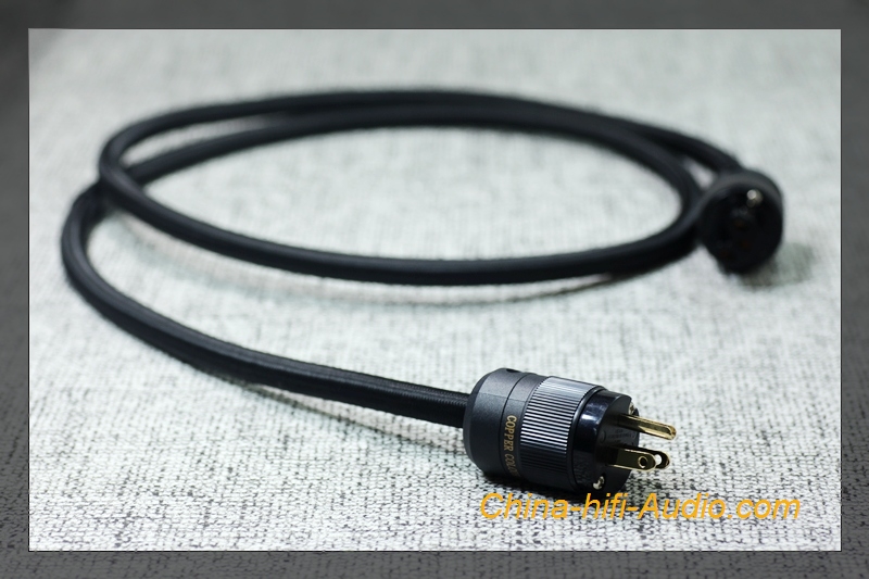 CopperColour CC Memento-BE Beryllium alloy BeCu audiophile powercord US/EUR Plug - Click Image to Close