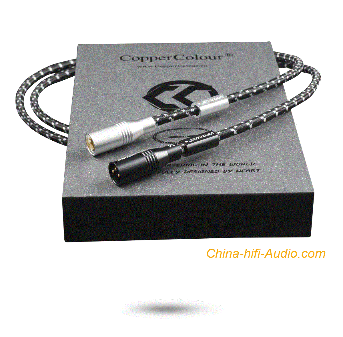 Copper Colour CC WATER OCC Balance XLR plug audiophile Audio cable Hi-Fi wire