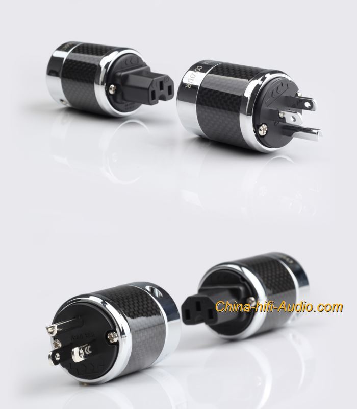 CopperColour CC US Hifi Power plug Beryllium alloy Rhodium-plated IEC connectors CopperColour CC US Hifi Power plug Beryllium alloy Rhodium-plated IEC connectors