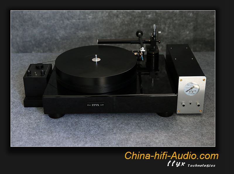 FFYX MKIII Deluxe turntable with AA36 tone arm air-bearing record player suit - Click Image to Close