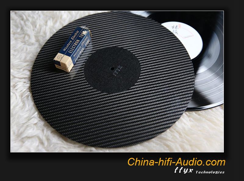 FFYX Turntable mat carbon fiber & High-density felt turntable disc pad - Click Image to Close