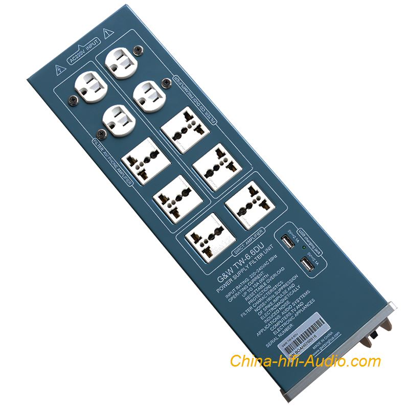 G&W TW-6.6DU pure AC power filter socket for hifi audio brand new G&W TW-6.6DU pure AC power filter socket for hifi audio brand new