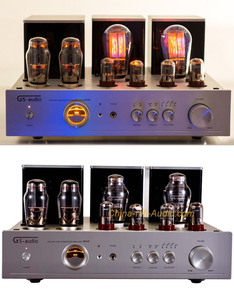 GS-AUDIO R-300B audiophile vacuum tube amplifier Class A single-ended 300B amp GS-AUDIO R-300B audiophile vacuum tube amplifier Class A single-ended 300B amp