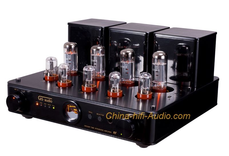 GS-AUDIO R8 EL34 vacuum tube amplifier hifi European export version amp black GS-AUDIO R8 EL34 vacuum tube amplifier hifi European export version amp black