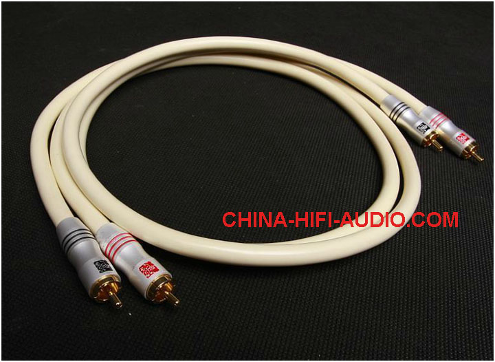 JungSon hifi audio AC-03 RCA cables pair 1 meter 6N OFC - Click Image to Close
