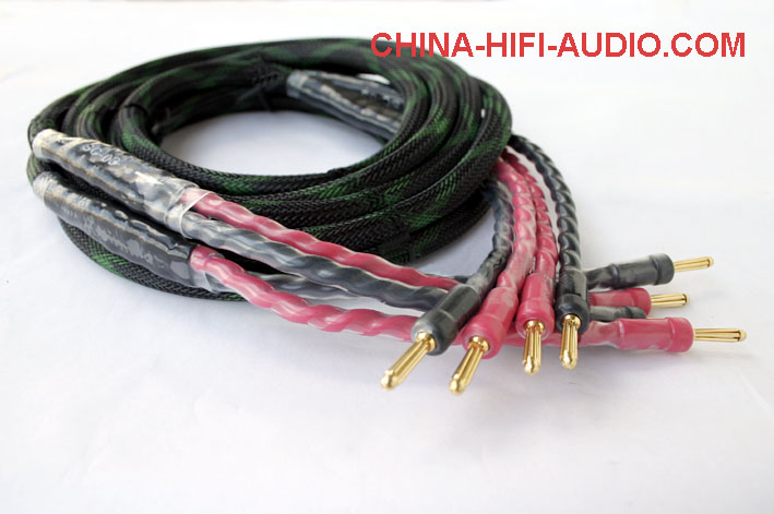 JungSon Beauty Deity Speakers loudspeaker cable banana plug pair JungSon Beauty Deity Speakers loudspeaker cable banana plug pair