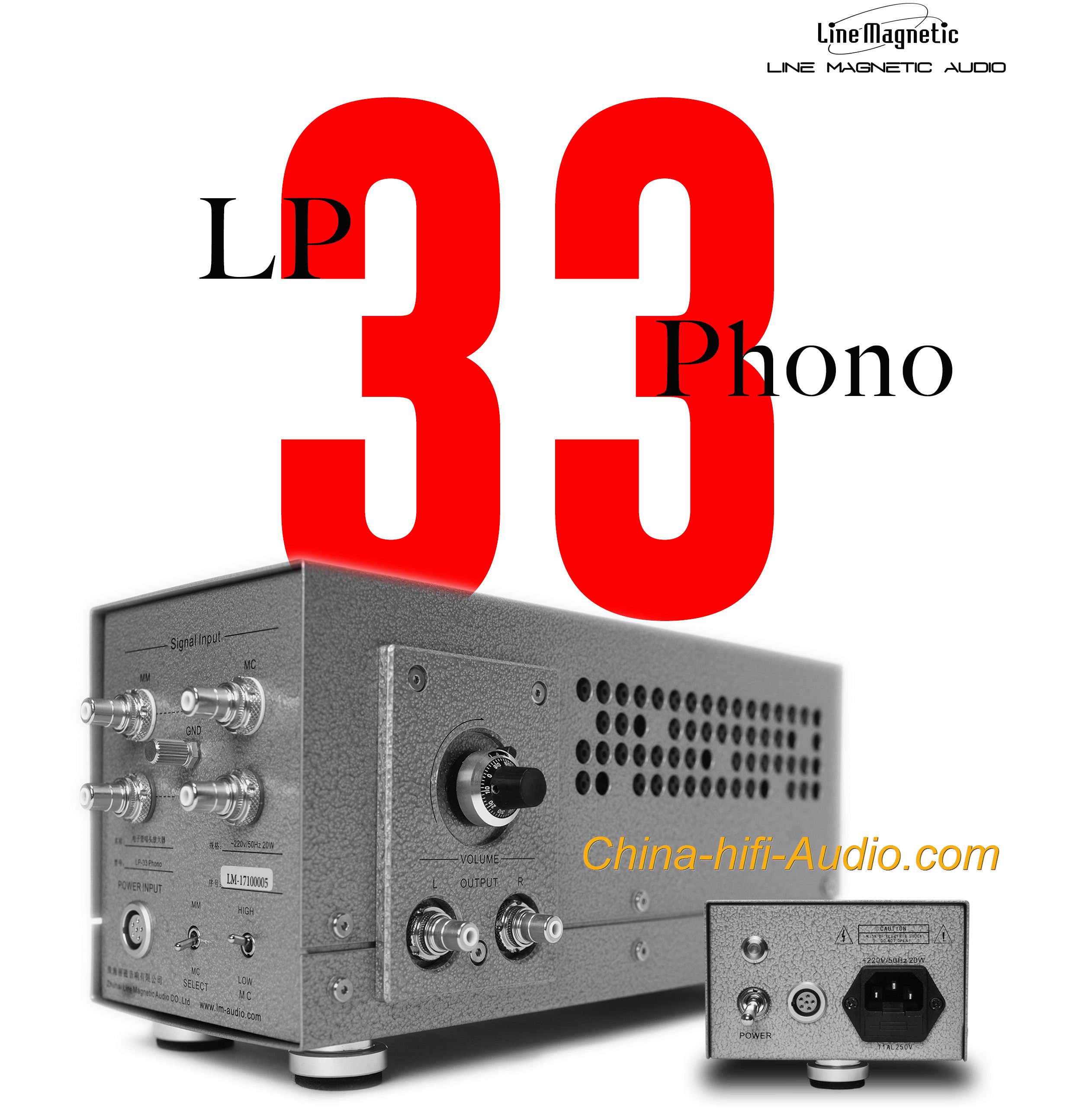 LineMagnetic LP-33 phono stage preamp MM/MC tube JJ ECC803s turntable amp LineMagnetic LP-33 phono stage preamp MM/MC tube JJ ECC803s turntable amp