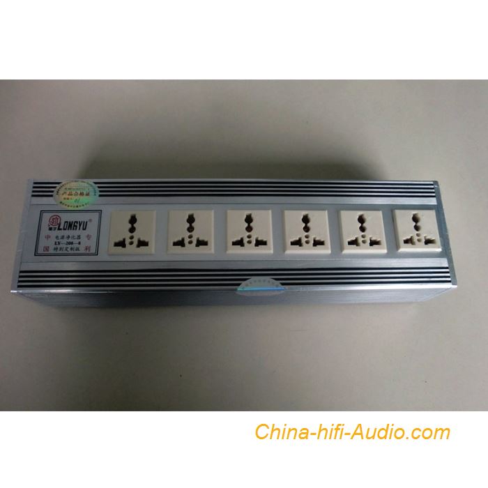 LongYu LY-208-8 680BP High-end power socket isolated power purifier 6 output LongYu LY-208-8 680BP High-end power socket isolated power purifier 6 output