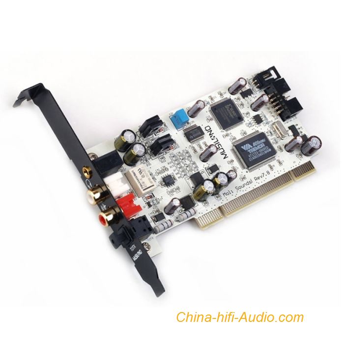 Musiland Moli HIFI Sound Card Dual Channel PCI Fiber DTS Dolby Digital AC-3 Musiland Moli HIFI Sound Card Dual Channel PCI Fiber DTS Dolby Digital AC-3