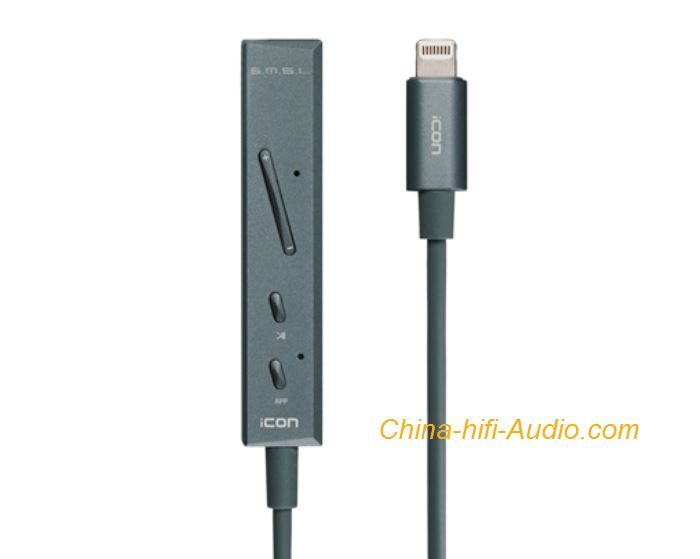 SMSL ICON hifi DAC lightning with headphone amplifier portable for iPhone IOS SMSL ICON hifi DAC lightning with headphone amplifier portable for iPhone IOS