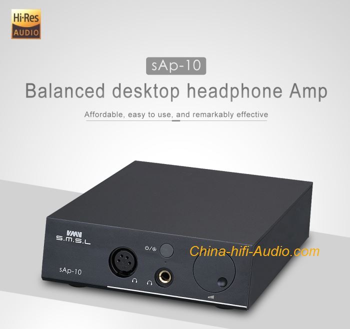SMSL SAP-10 hifi audio headphone amplifier balanced desktop XLR RCA Input SMSL SAP-10 hifi audio headphone amplifier balanced desktop XLR RCA Input