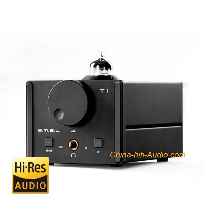 SMSL T1 DAC electronic tube headphone amp asynchronous USB Decoder DSD512 384kHz SMSL T1 DAC electronic tube headphone amp asynchronous USB Decoder DSD512 384kHz