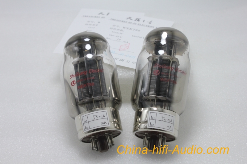 Shuguang WEKT88 2012 Matched Quad(4pcs) Vacuum Tubes Red Logo NOS