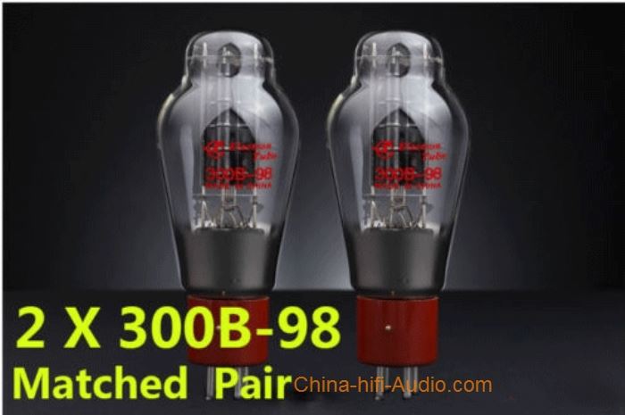 Shuguang 300B-98 Vacuum Tube Best Matched Pair NEW - Click Image to Close