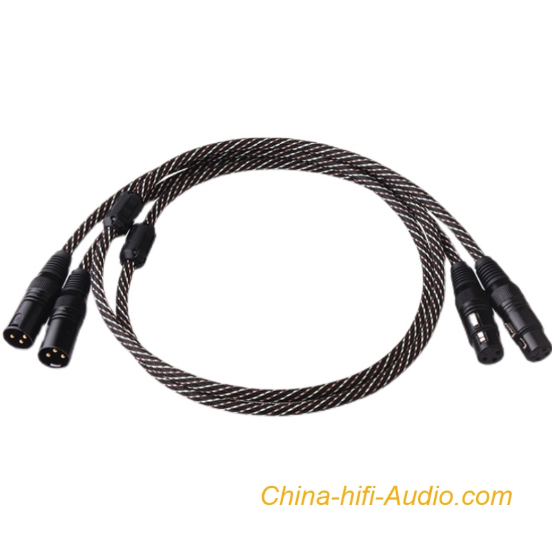 SoundArtist X-100 Hi-Fi Audio cable XLR balanced interconnect cord pair - Click Image to Close