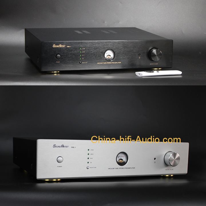 SoundArtist PRE-1 pre-amp Vacuum Tube HiFi Preamplifier with Remote - Click Image to Close