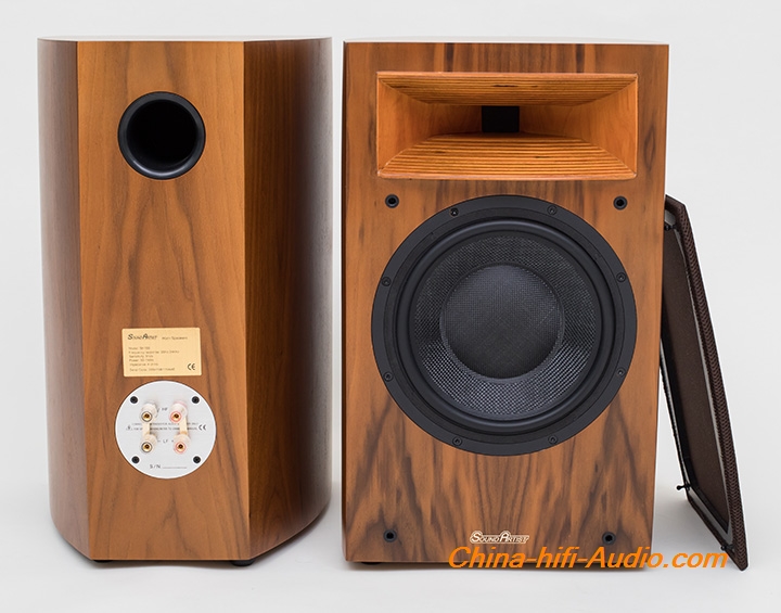 SoundArtist SH10B horn hi-fi speaker audiophile Bookshelf Loudspeakers A pair - Click Image to Close