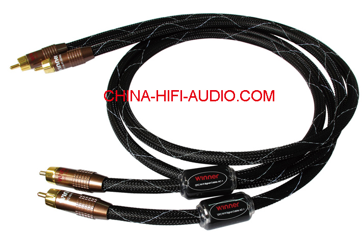 Tone Winner AC-1 audiophile aduio RCA Interconnection Cables new - Click Image to Close