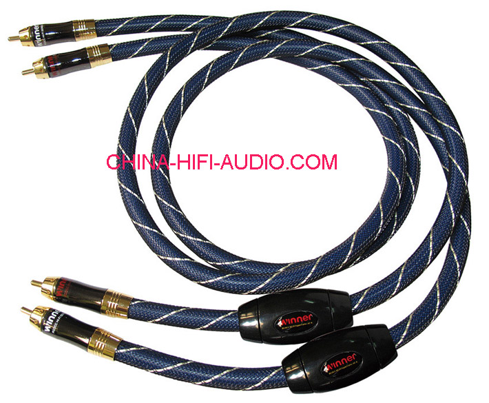 Tone Winner AC-6 audiophile aduio RCA signal link Cables pair