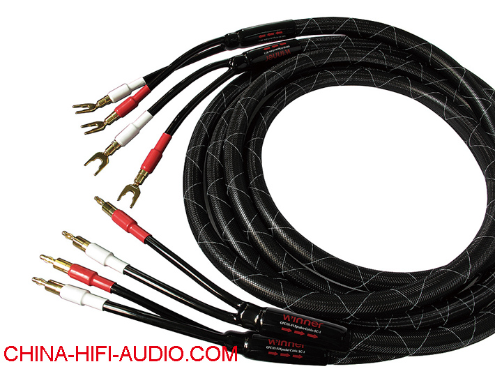 Tone Winner SC-1 audiophile aduio Speakers Cables pair
