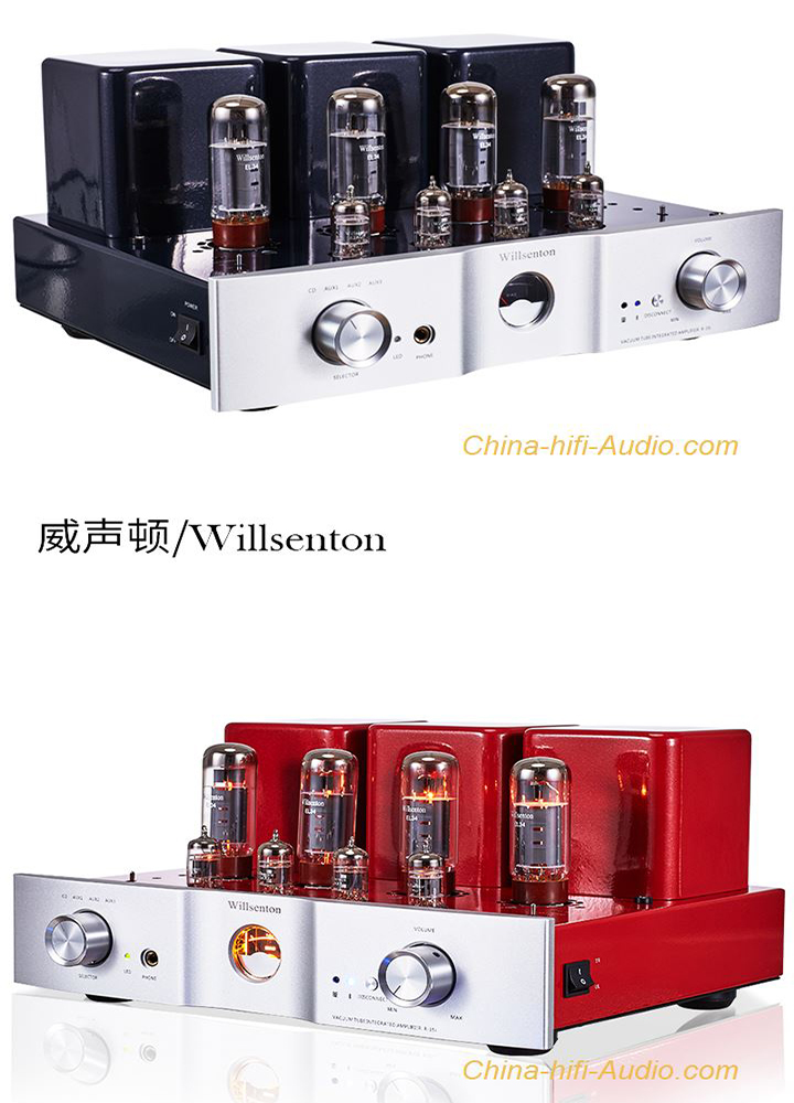 Willsenton R-35i EL34 x4 Tube Amplifier hifi Headphone Amp with Bluetooth - Click Image to Close