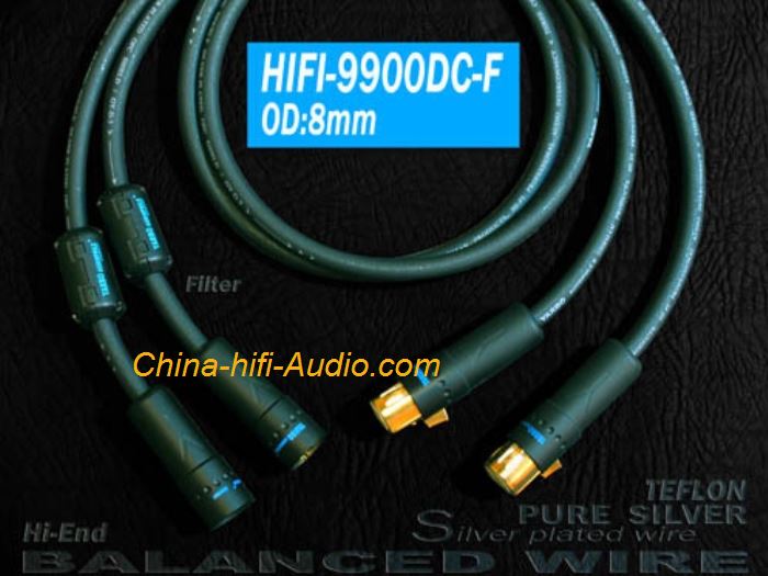 YARBO HIFI-9900DC-F Hi-End interconect cable balanced cord sterling silver XLR - Click Image to Close