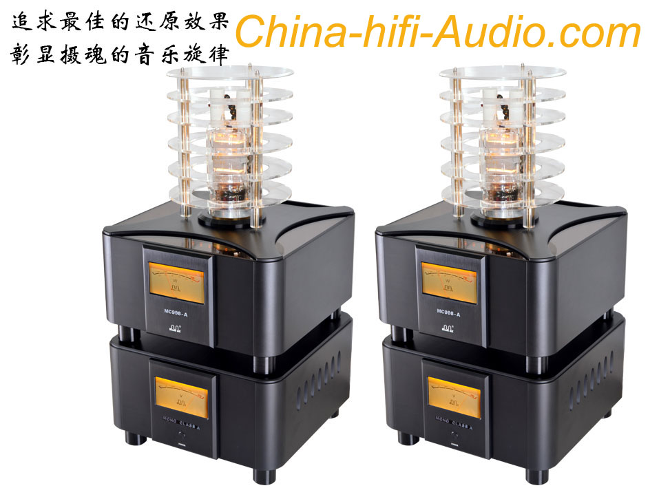 MING DA MC998-A MONO BLACK POWER AMPLIFIER CLASS A MEIXING Pair Tube FU80 MING DA MC998-A MONO BLACK POWER AMPLIFIER CLASS A MEIXING Pair Tube FU80