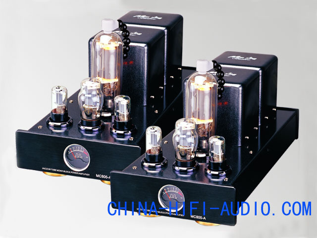 MingDA MC805-A CLASS A Tube MONO BLOCK POWER AMPLIFIERS pair cap MingDA MC805-A CLASS A Tube MONO BLOCK POWER AMPLIFIERS pair cap