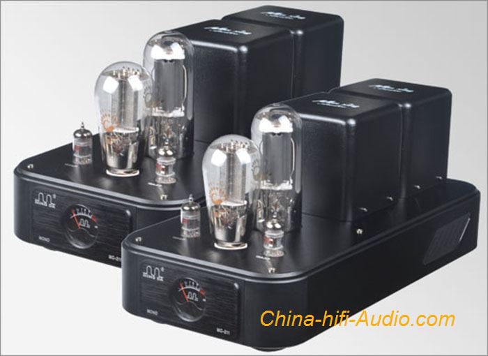 Meixing MC-211 Class A monoblock power amplifier 300B/n tube Al-alloy case pair Meixing MC-211 Class A monoblock power amplifier 300B/n tube Al-alloy case pair