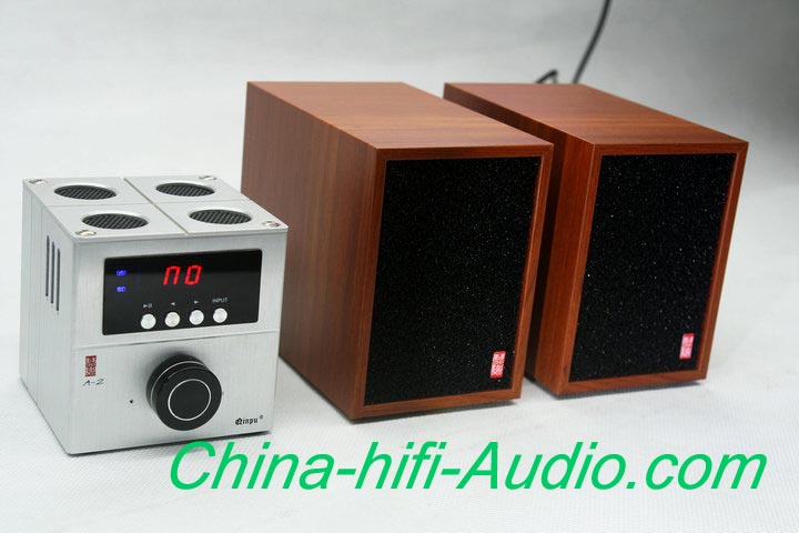 QINPU X-1 hifi mini desktop speakers speakers pair - Click Image to Close