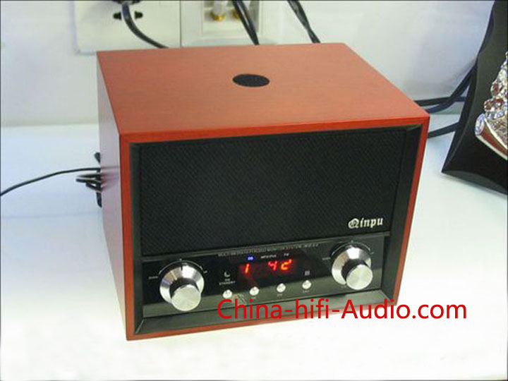 Qinpu RD-2.2 hi-fi speakers loudspeakers with AM/FM radio - Click Image to Close