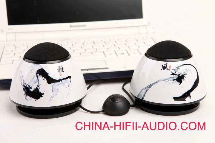 Qinpu SP-3 USB Mini portable speakers for notebook pc 2011 - Click Image to Close