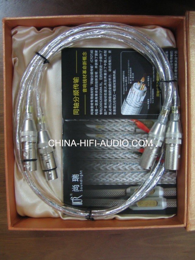 Xindak SoundRight BF-2 hifi balance XLR plugs Cables pair Xindak SoundRight BF-2 hifi balance XLR plugs Cables pair